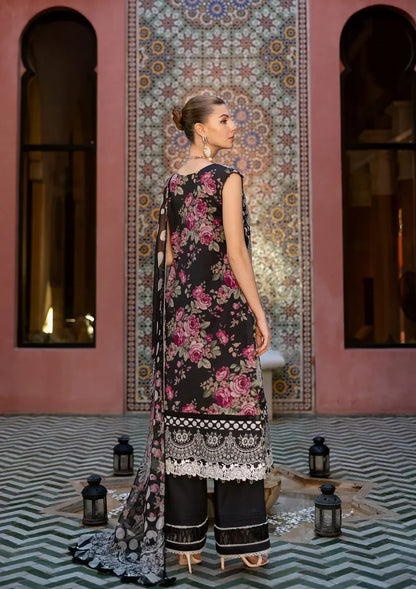 Elaf Signature Lookbook Collection 2025 = Embroidered Lawn - ETS-02B PROM NIGHT