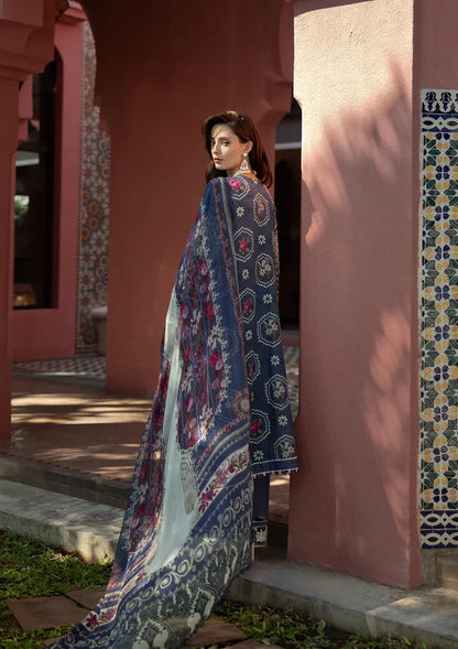 Elaf Signature Lookbook Collection 2025 = Embroidered Lawn - ETS-04A SYLVIE