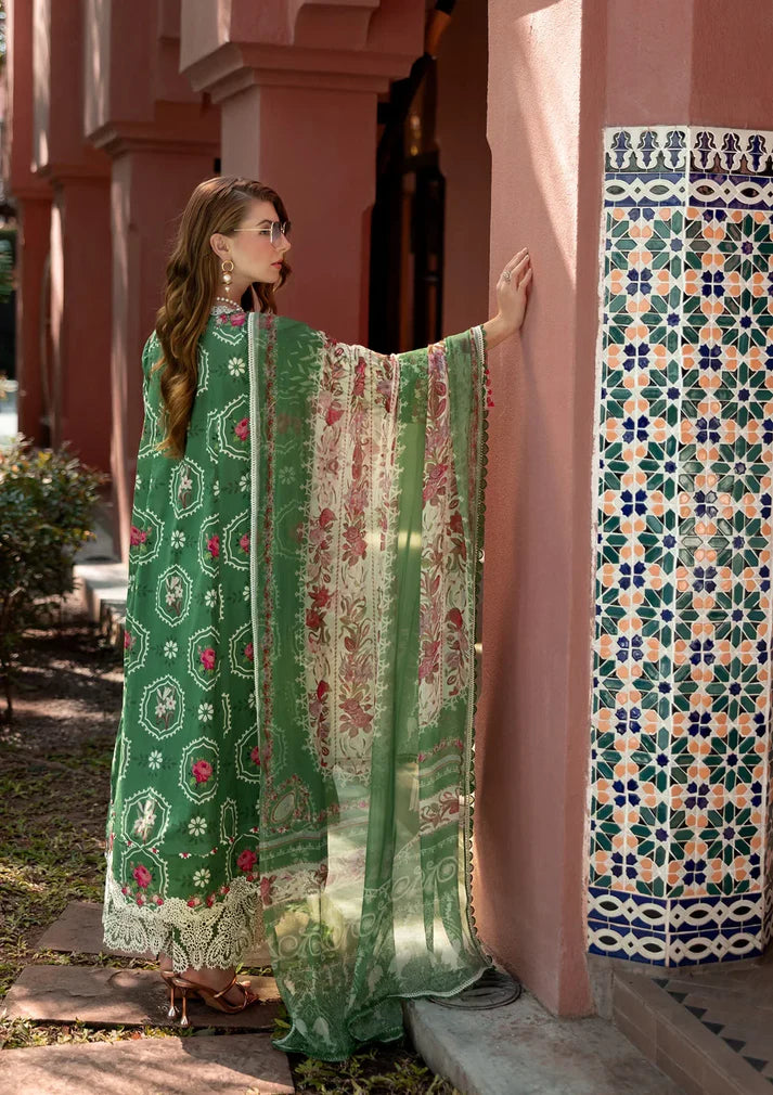 Elaf Signature Lookbook Collection 2025 = Embroidered Lawn - ETS-04B EDEN