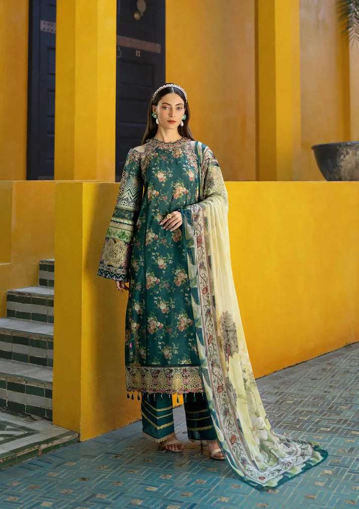 Elaf Signature Lookbook Collection 2025 = Embroidered Lawn - ETS-07A STAY CURIOUS