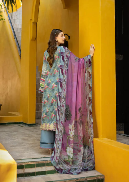 Elaf Signature Lookbook Collection 2025 = Embroidered Lawn - ETS-07B GLORY