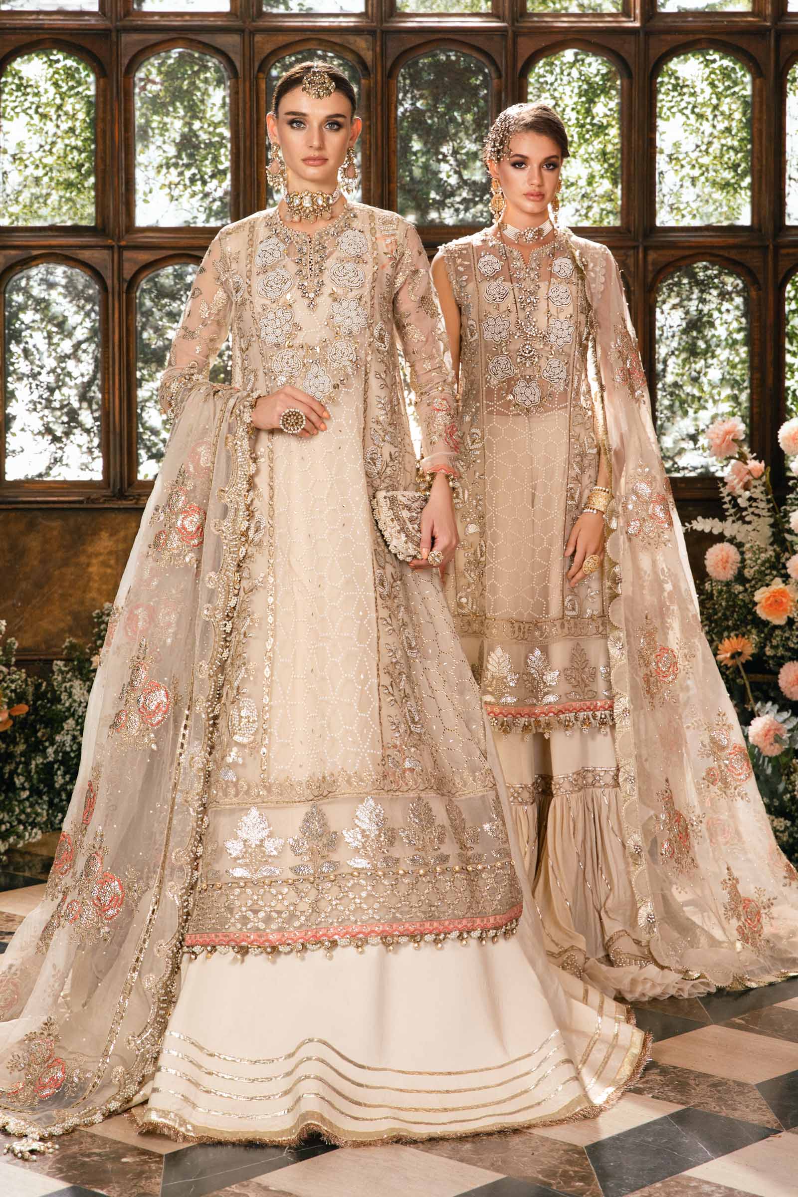 Maria.B. Mbroidered Collection 2024 – 3 PIECE UNSTITCHED EMBROIDERED SUIT | BD-2805