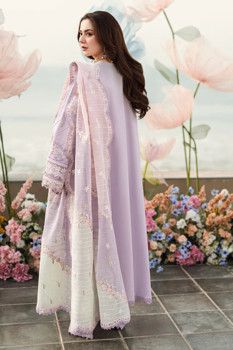 Sahil Luxury Lawn by Qalamkar 3 PCs Unstitched 2025 - FK-09 EVELYN