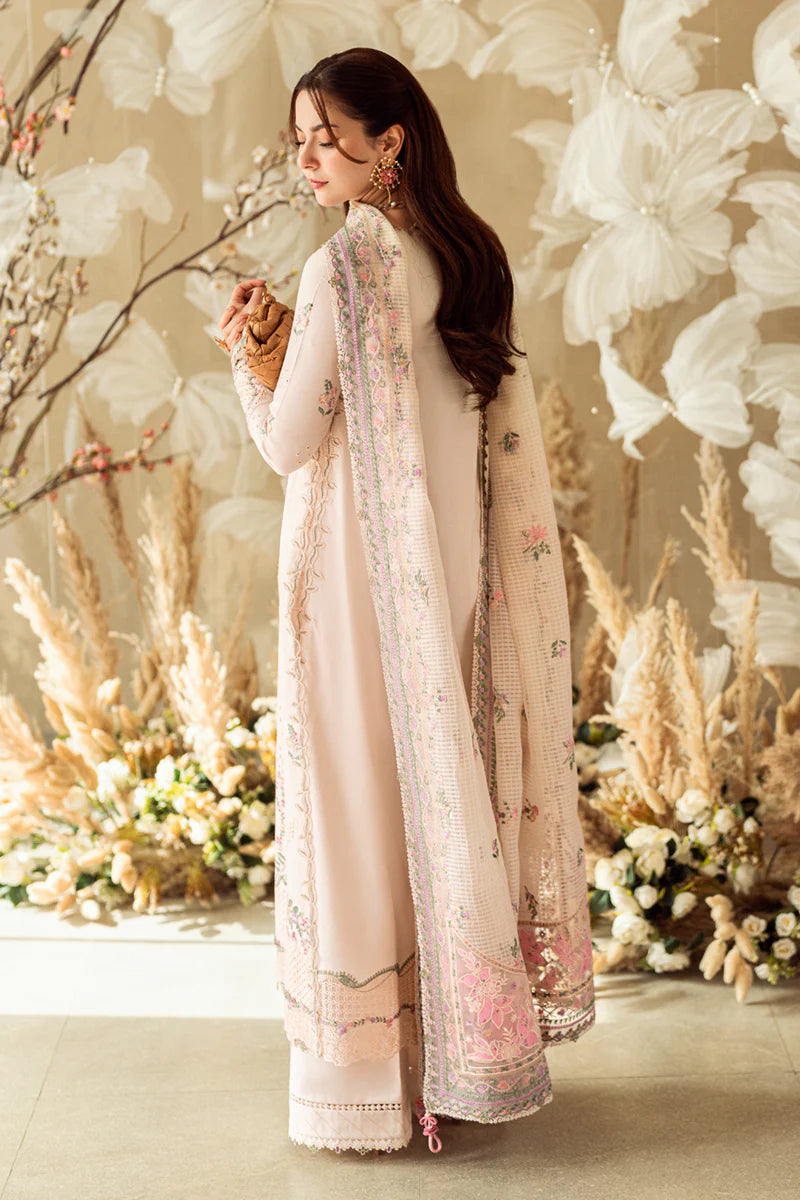 Sahil Luxury Lawn by Qalamkar 3 PCs Unstitched 2025 - FK-12 LILY