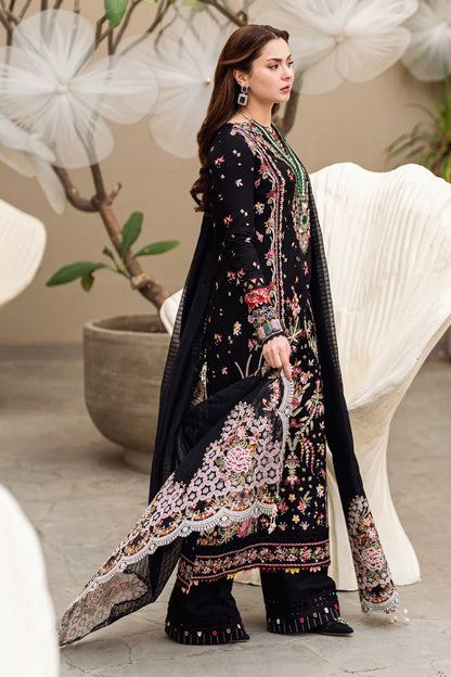 Sahil Luxury Lawn by Qalamkar 3 PCs Unstitched 2025 - FK-15 HANNAH