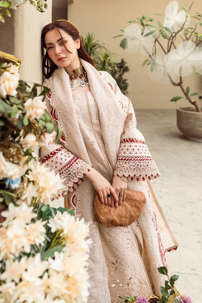 Sahil Luxury Lawn by Qalamkar 3 PCs Unstitched 2025 - FK-16 ANAYA