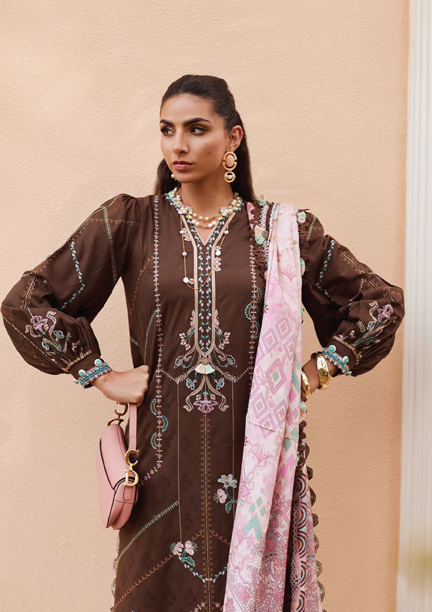 Farah Talib Aziz WES Luxury Unstitched Lawn Collection 25 | LUELLA LINDTT