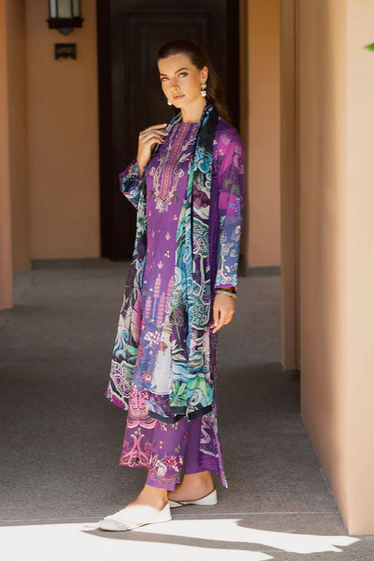 Ramsha Ghazal Luxury Lawn Vol 03 2025 - G-305