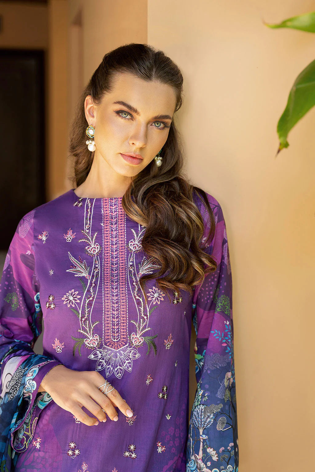 Ramsha Ghazal Luxury Lawn Vol 03 2025 - G-305