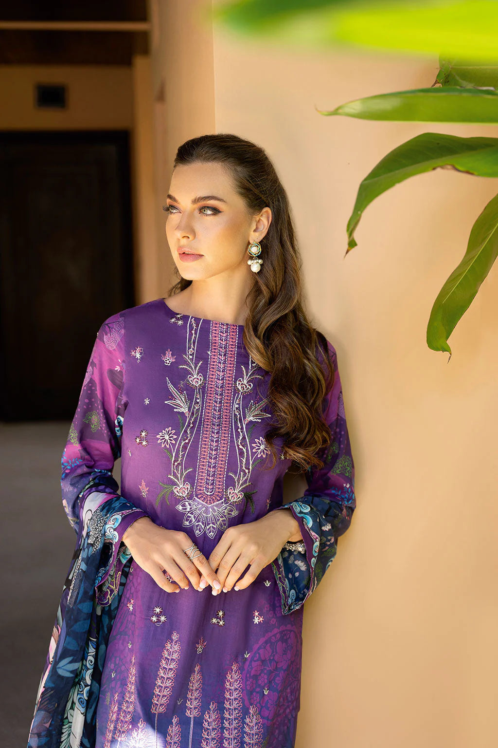 Ramsha Ghazal Luxury Lawn Vol 03 2025 - G-305