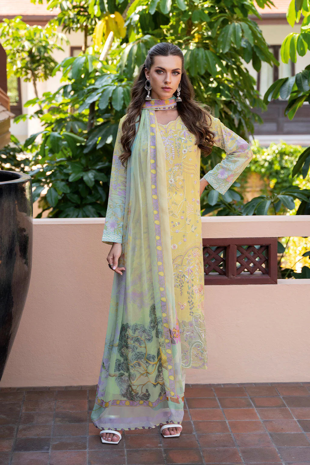 Ramsha Ghazal Luxury Lawn Vol 03 2025 - G-308