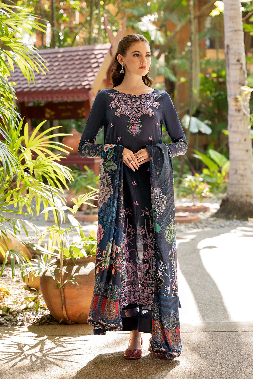 Ramsha Ghazal Luxury Lawn Vol 03 2025 - G-309