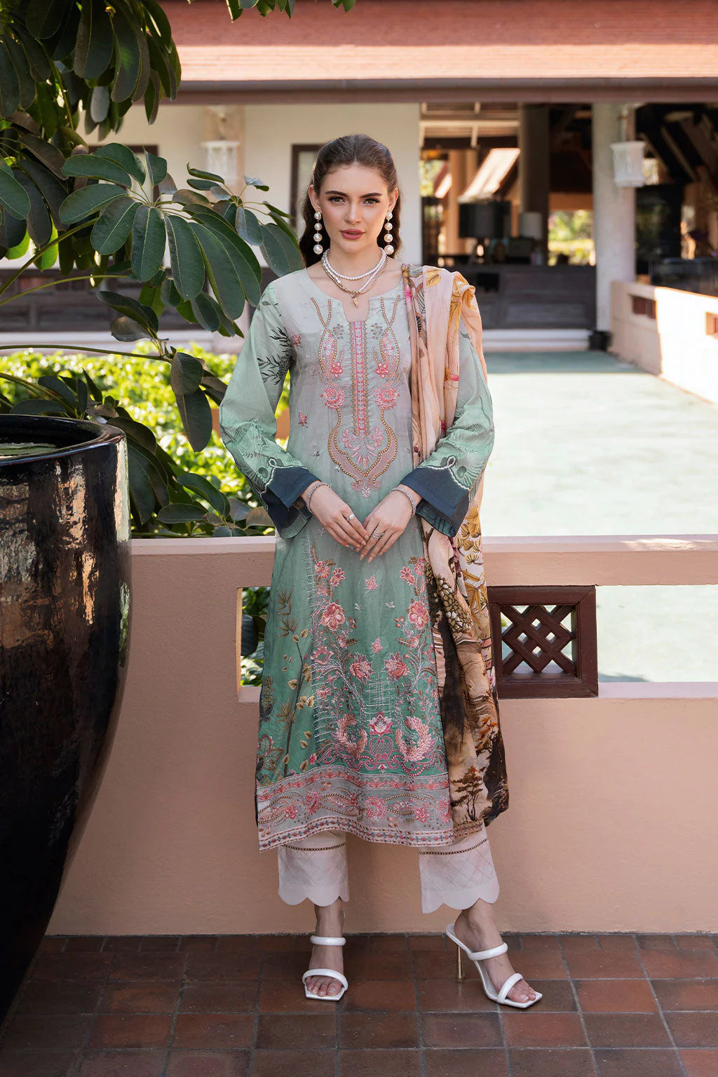 Ramsha Ghazal Luxury Lawn Vol 03 2025 - G-312