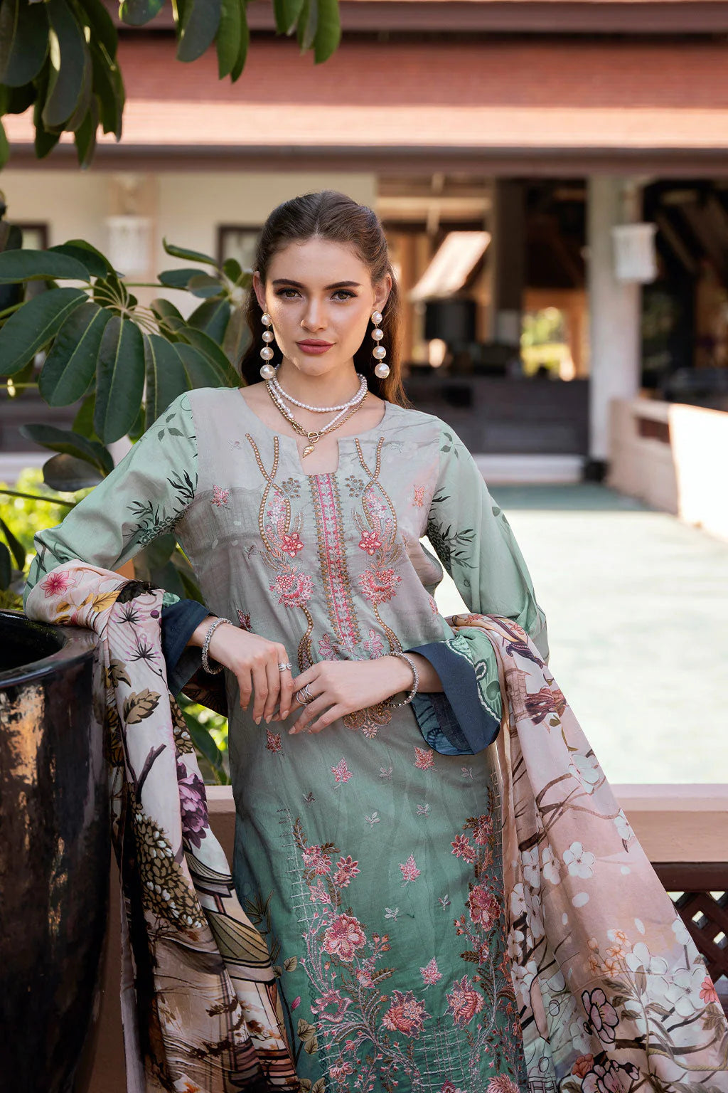 Ramsha Ghazal Luxury Lawn Vol 03 2025 - G-312