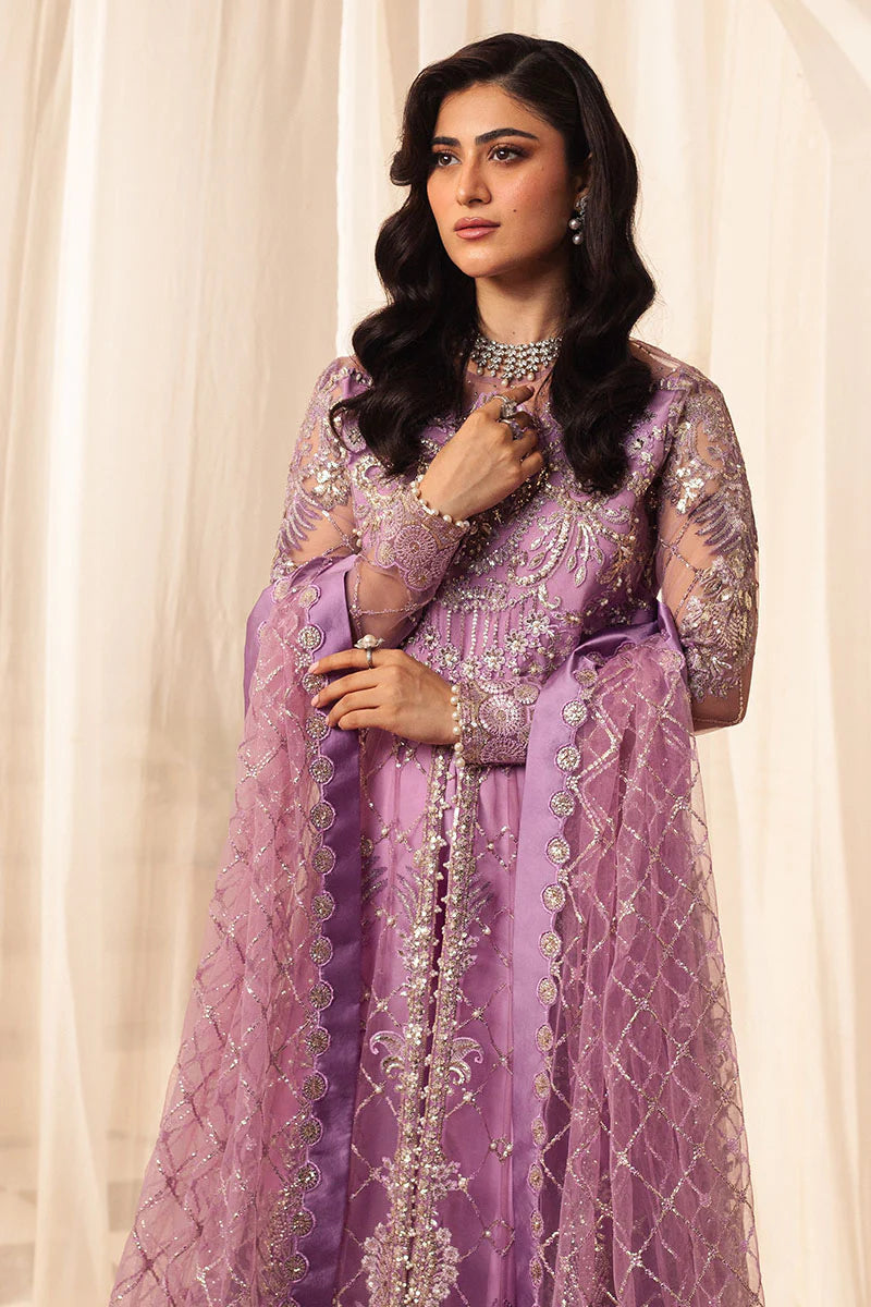 Hemline Aura Debut Wedding Unstitched by Mushq | Heather