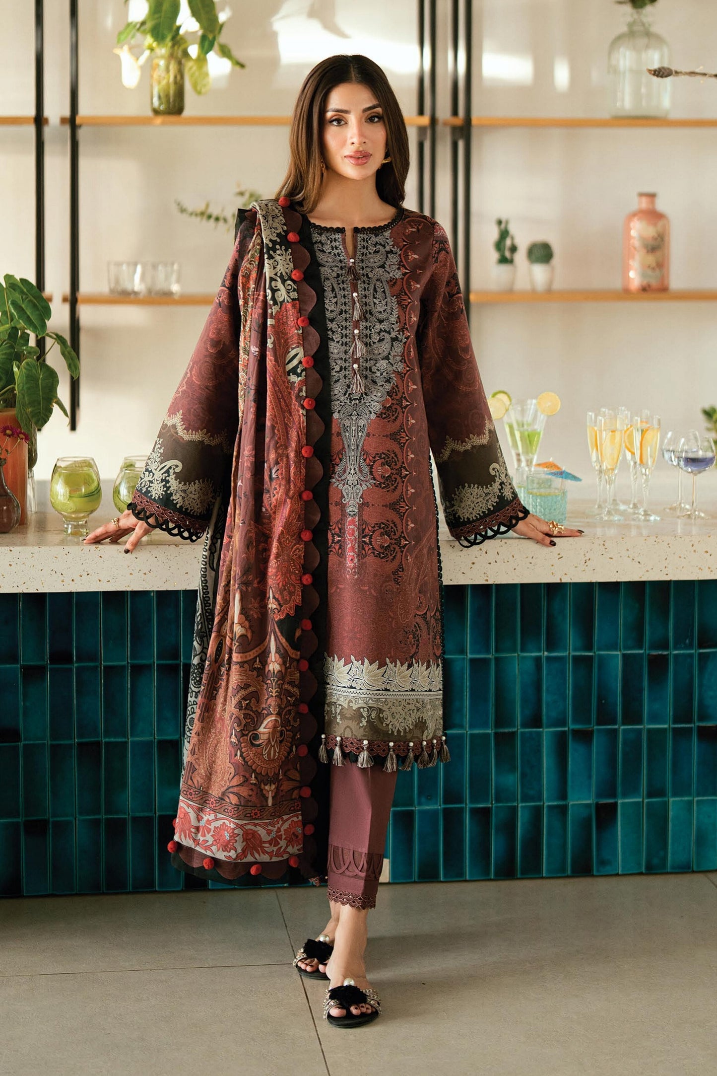 JADE URBANE PRINTED LAWN UNSTITCHED'26 | 20933А