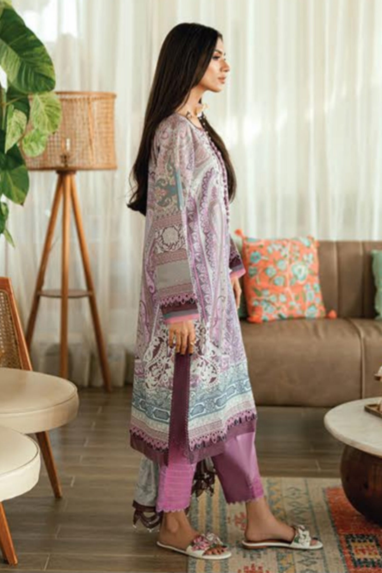 JADE URBANE PRINTED LAWN UNSTITCHED'26 | 20934 B