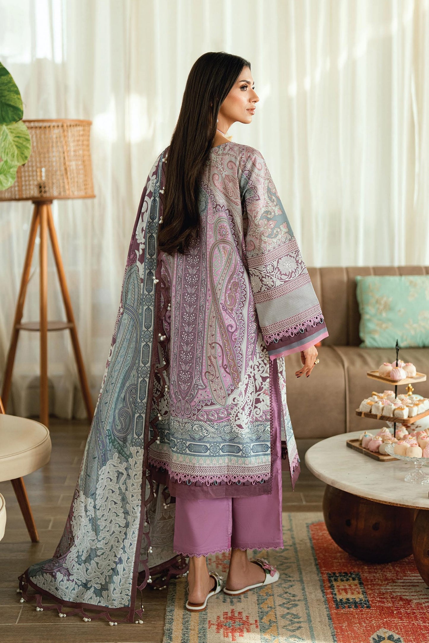 JADE URBANE PRINTED LAWN UNSTITCHED'26 | 20934 B