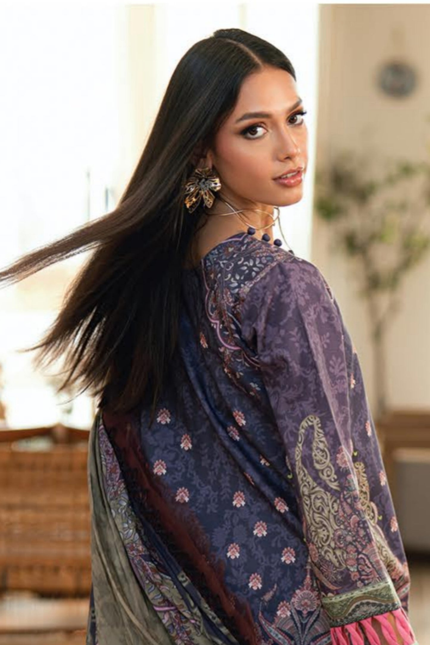 JADE URBANE PRINTED LAWN UNSTITCHED'26 | 20936 B