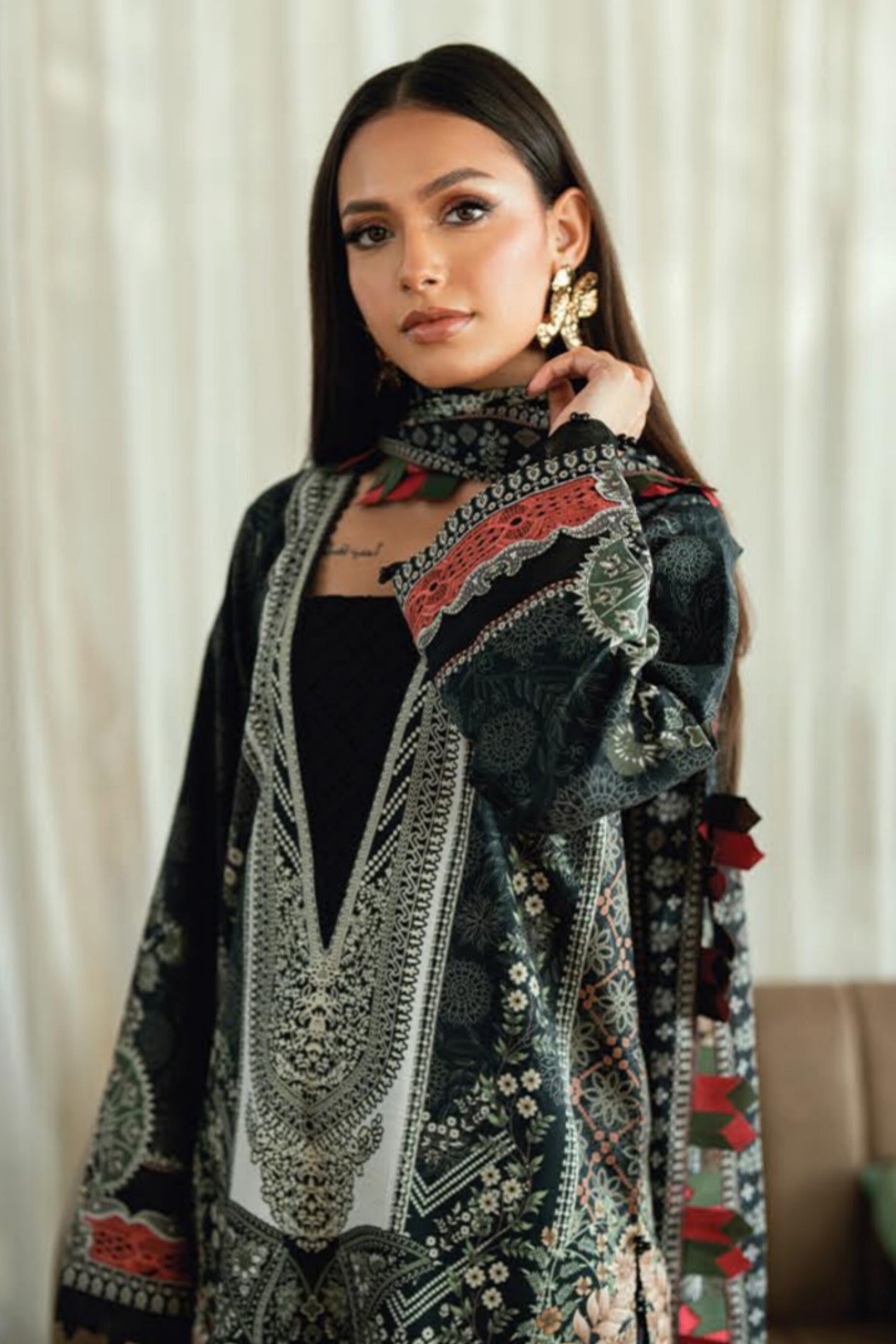 JADE URBANE PRINTED LAWN UNSTITCHED'26 | 20937A