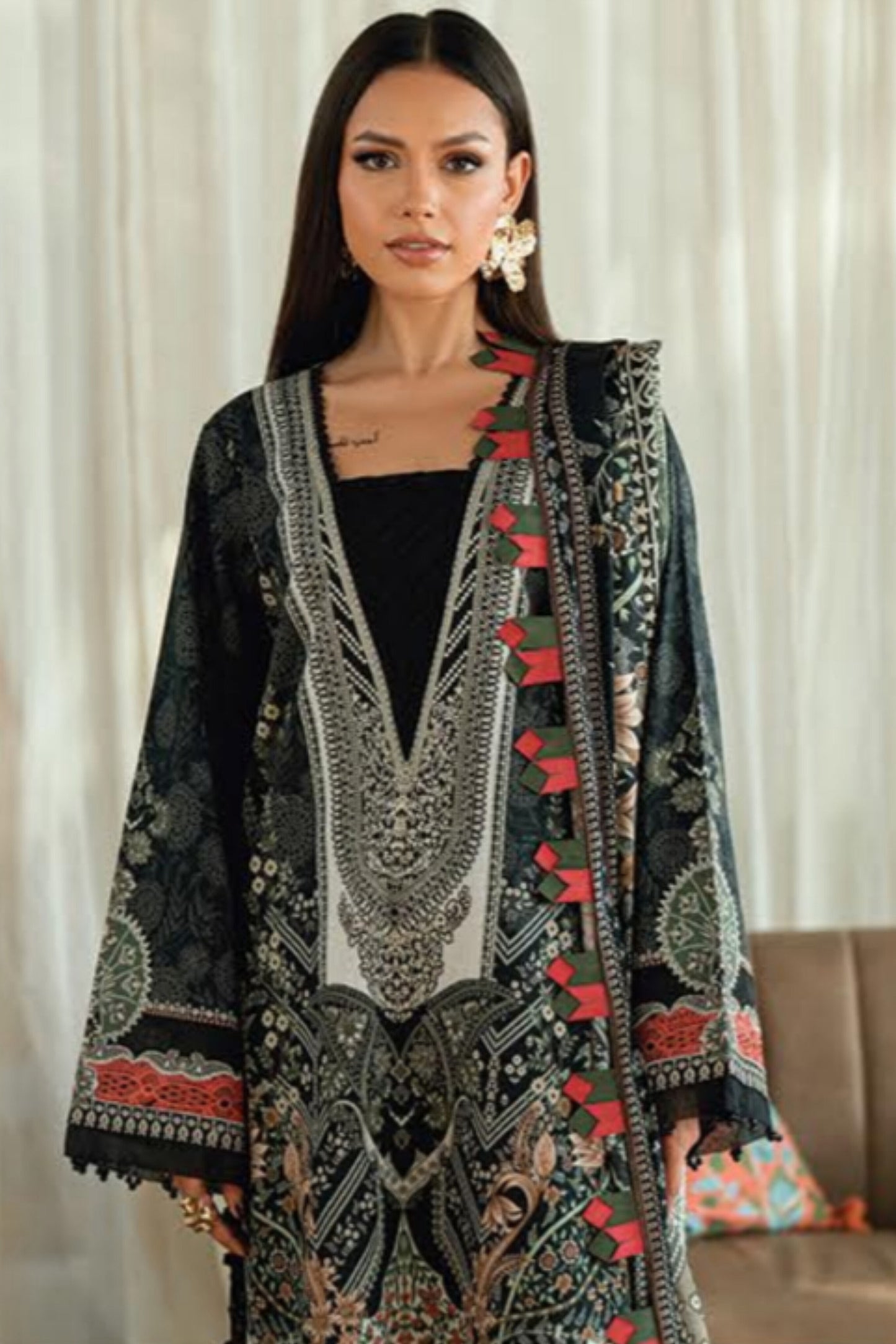 JADE URBANE PRINTED LAWN UNSTITCHED'26 | 20937A