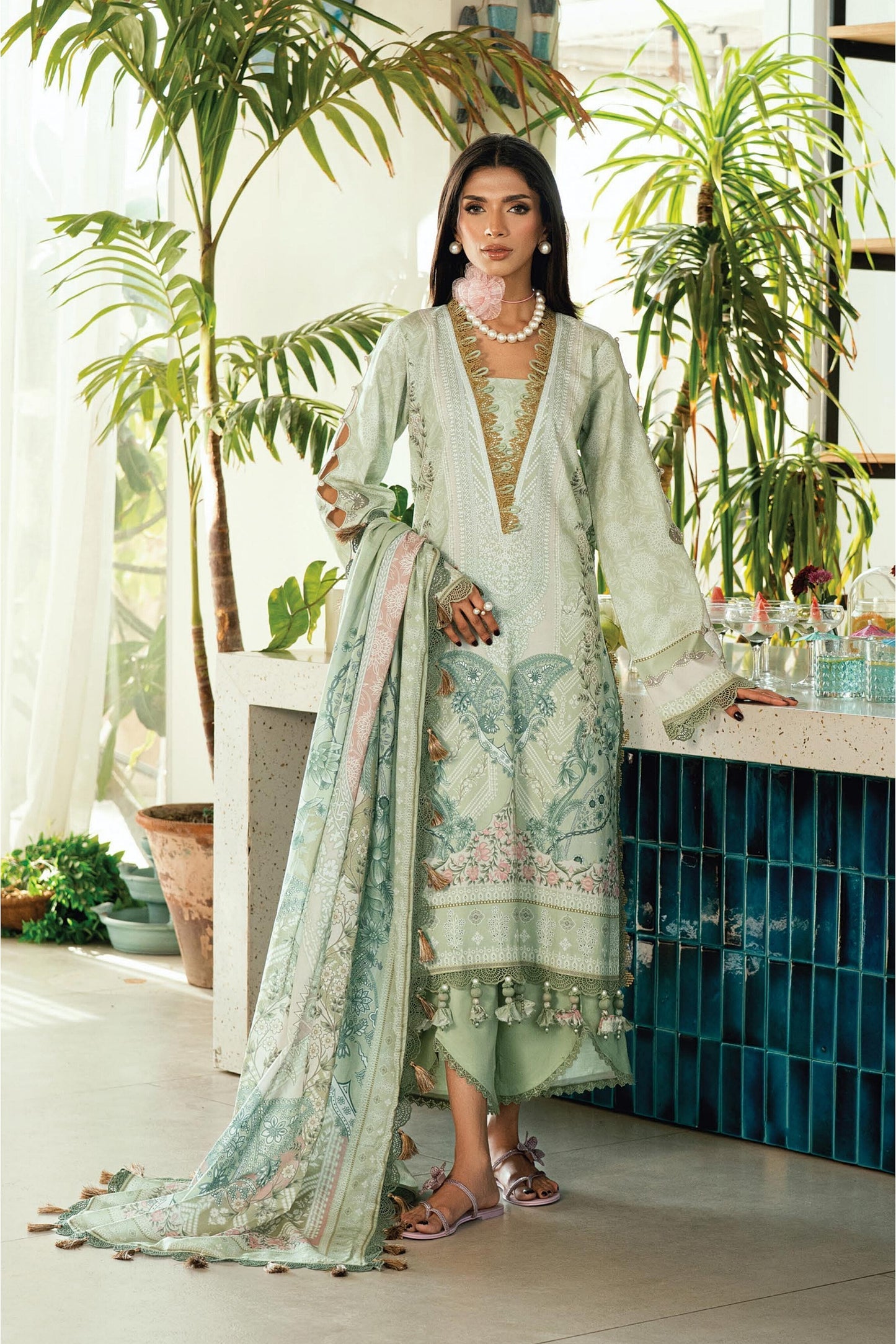 JADE URBANE PRINTED LAWN UNSTITCHED'26 | 20937 B