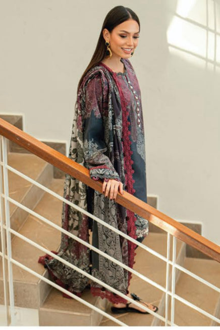 JADE URBANE PRINTED LAWN UNSTITCHED'26 | 20938 A