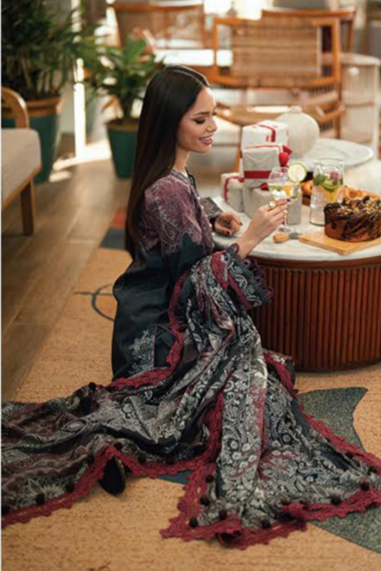 JADE URBANE PRINTED LAWN UNSTITCHED'26 | 20938 A