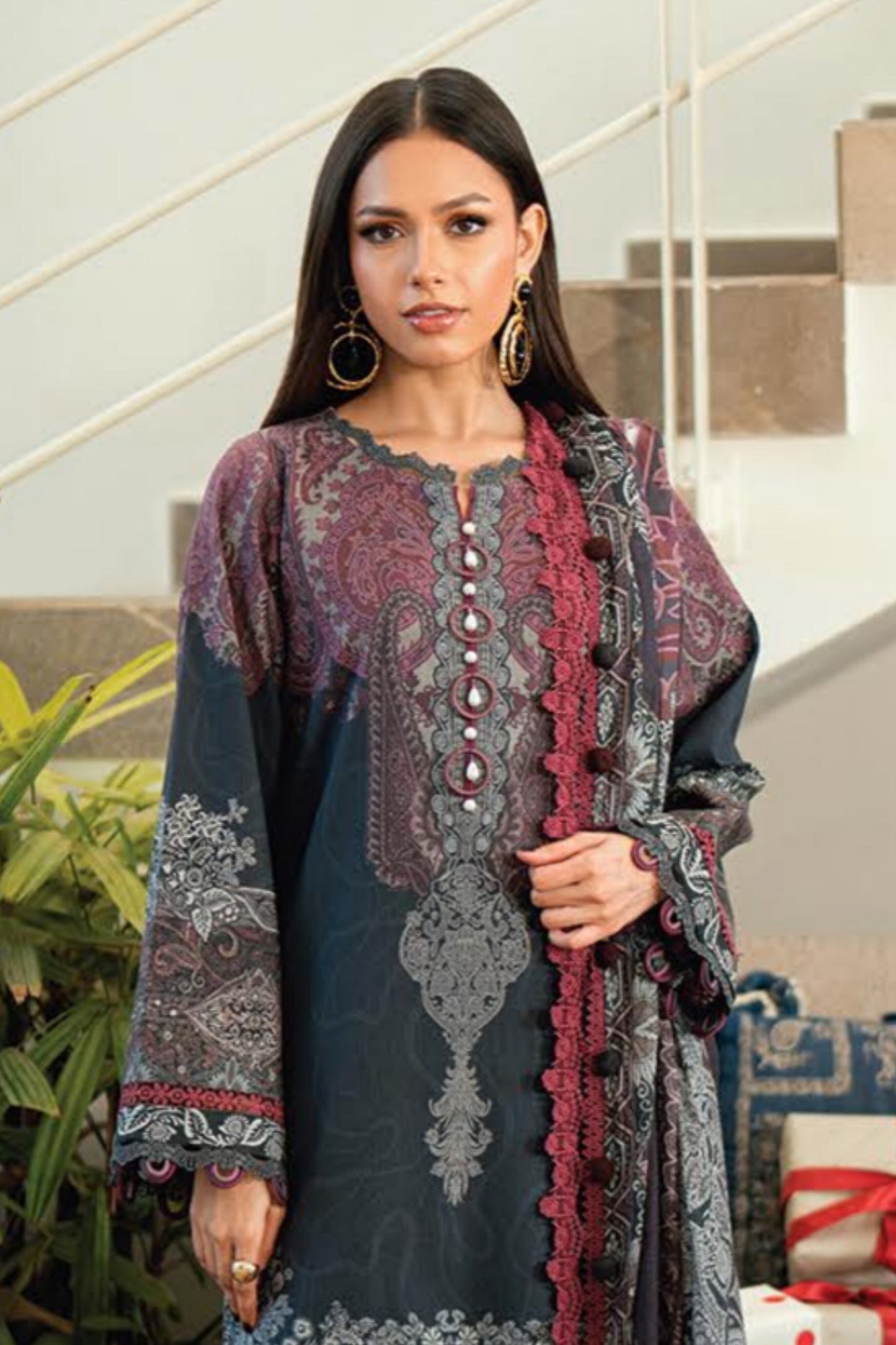JADE URBANE PRINTED LAWN UNSTITCHED'26 | 20938 A