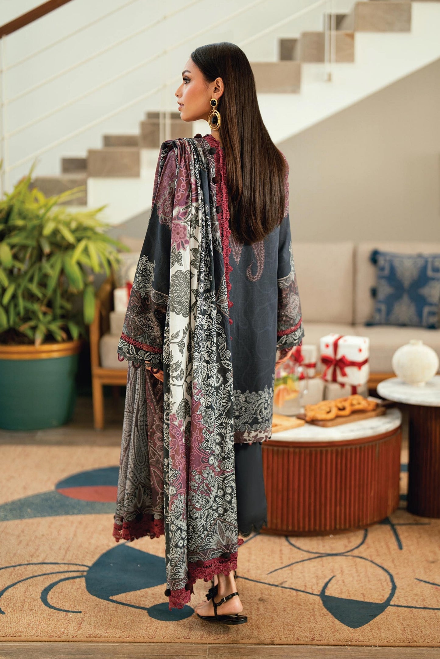 JADE URBANE PRINTED LAWN UNSTITCHED'26 | 20938 A