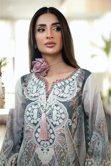 JADE URBANE PRINTED LAWN UNSTITCHED'26 | 20939 A