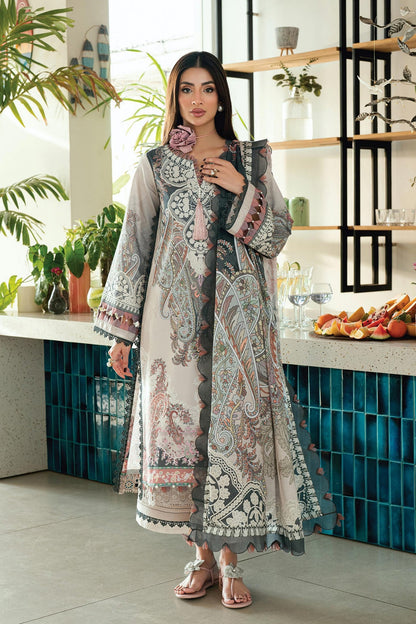 JADE URBANE PRINTED LAWN UNSTITCHED'26 | 20939 A