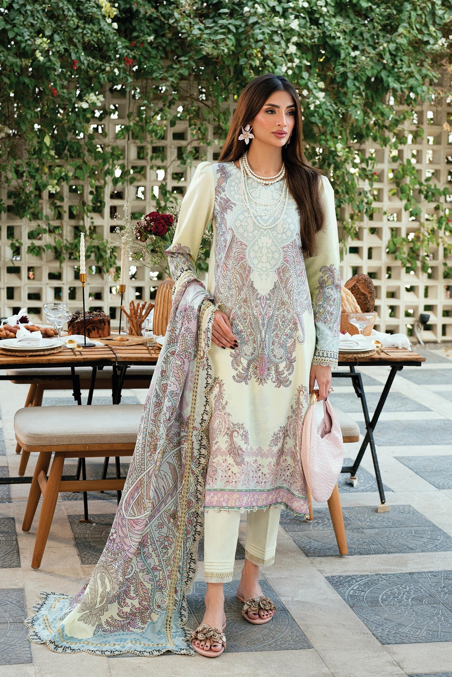 JADE URBANE PRINTED LAWN UNSTITCHED'26 | 20939 B