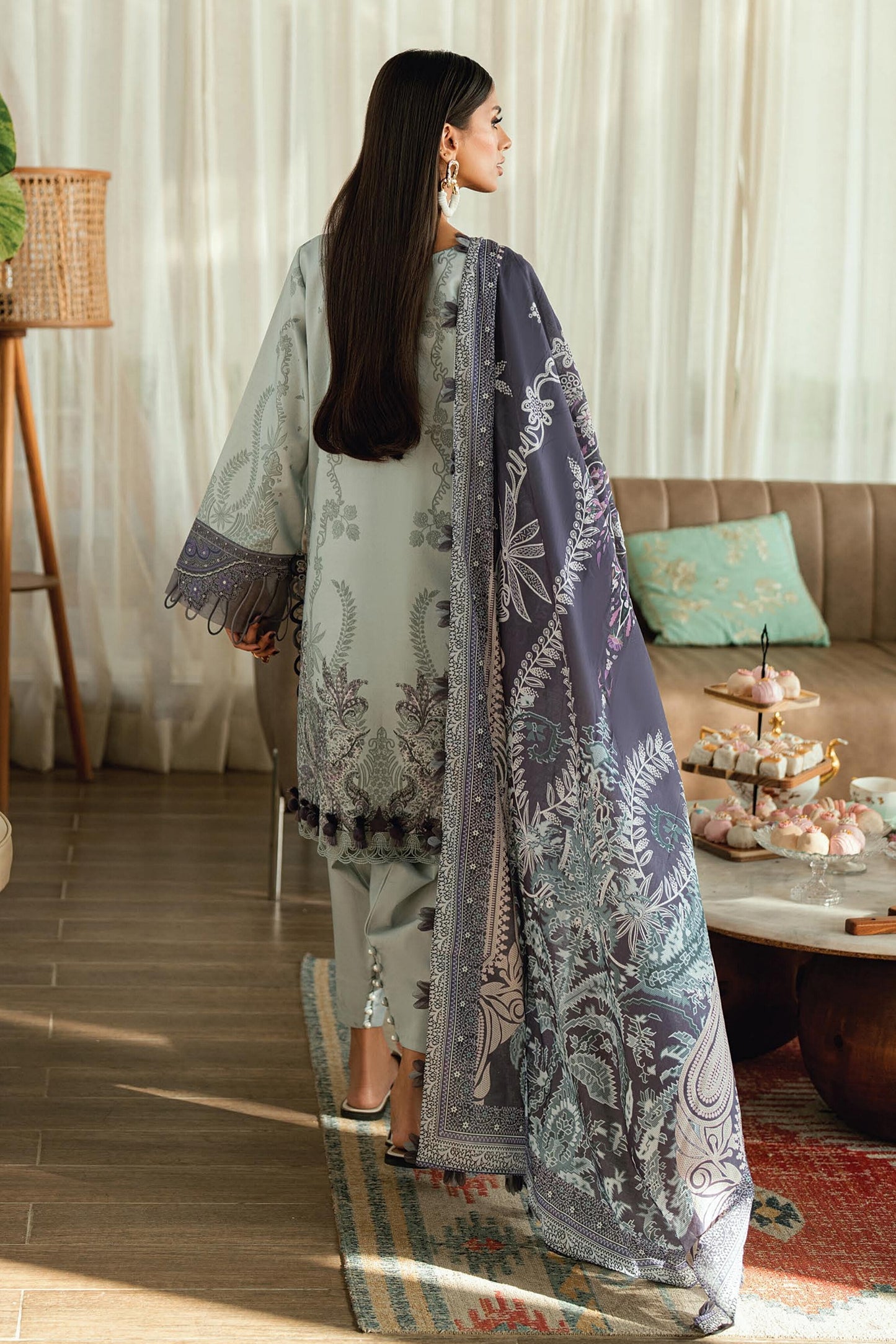 JADE URBANE PRINTED LAWN UNSTITCHED'26 | 20940A