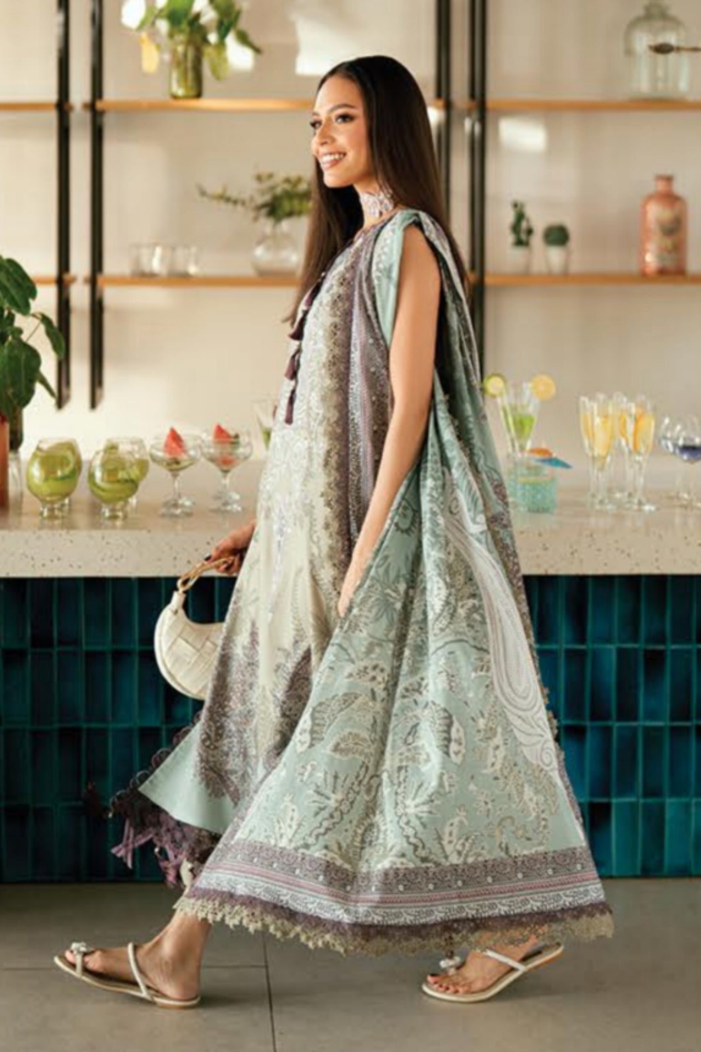 JADE URBANE PRINTED LAWN UNSTITCHED'26 | 20940 В