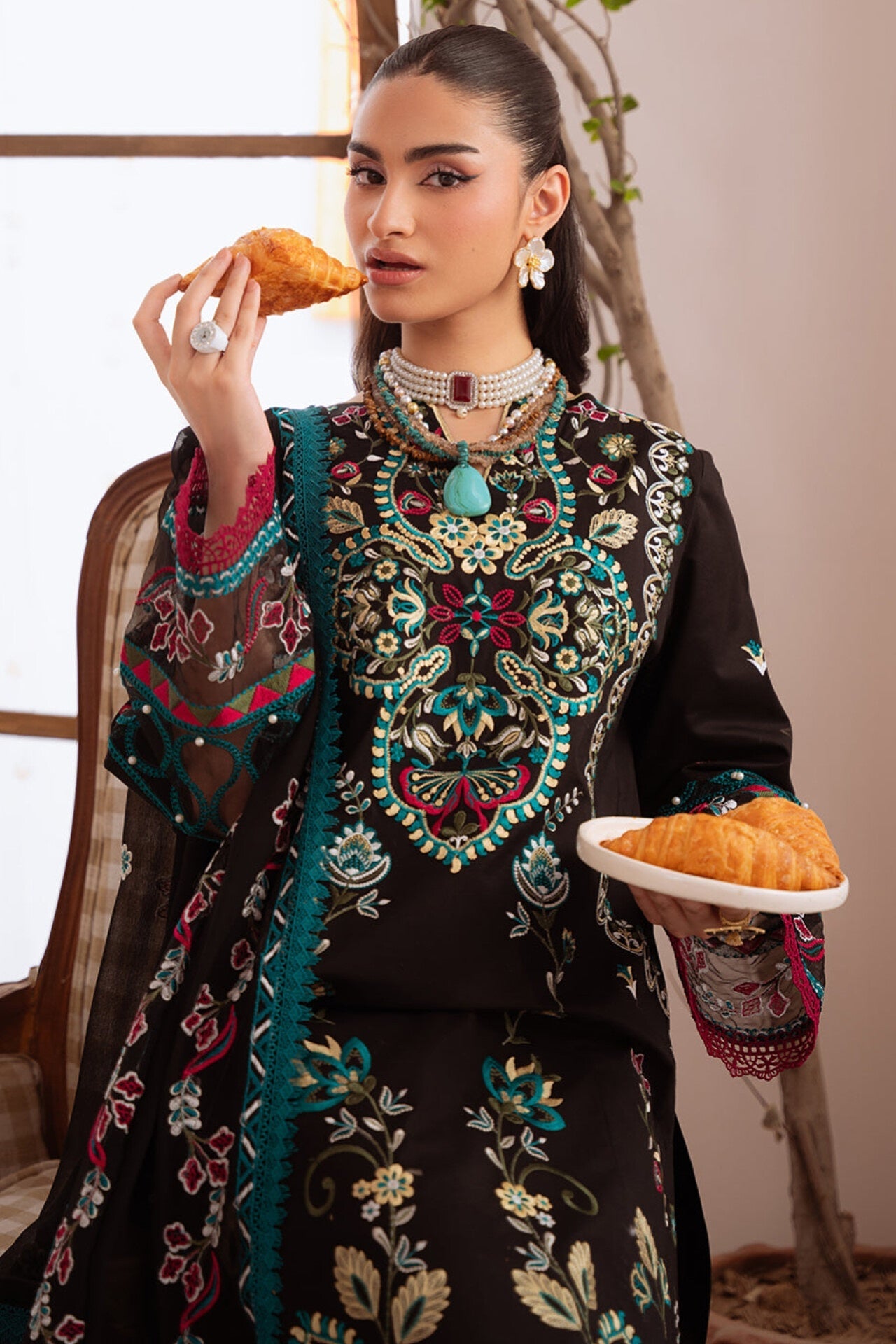 SHANAYA BY MAHNUR EMBROIDERED LAWN COLLECTION'26| D6