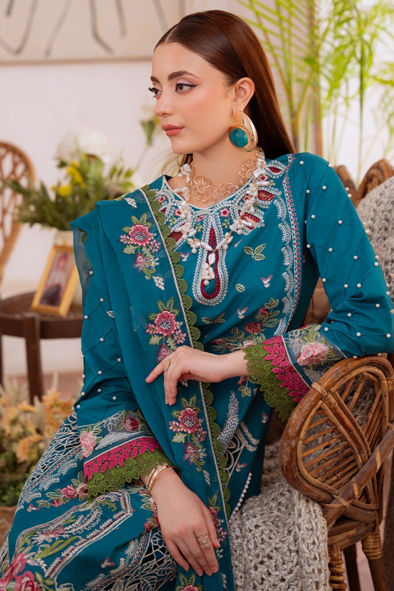 SHANAYA BY MAHNUR EMBROIDERED LAWN COLLECTION'26| D5