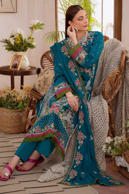 SHANAYA BY MAHNUR EMBROIDERED LAWN COLLECTION'26| D5