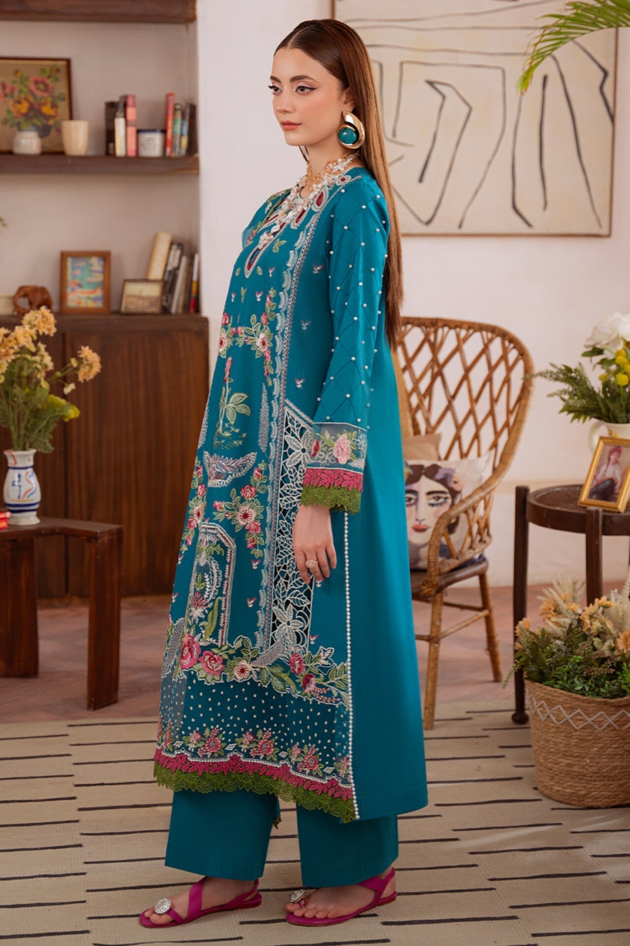 SHANAYA BY MAHNUR EMBROIDERED LAWN COLLECTION'26| D5