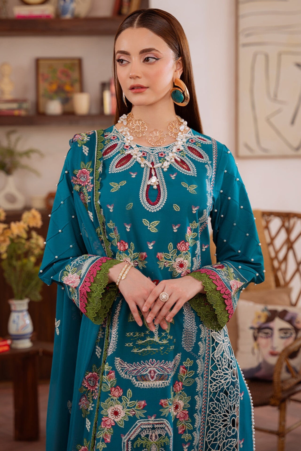 SHANAYA BY MAHNUR EMBROIDERED LAWN COLLECTION'26| D5