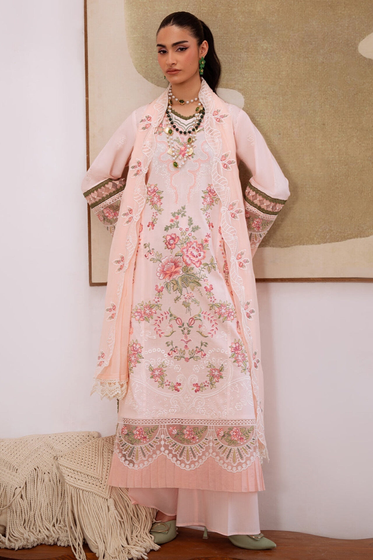 SHANAYA BY MAHNUR EMBROIDERED LAWN COLLECTION'26 | D7