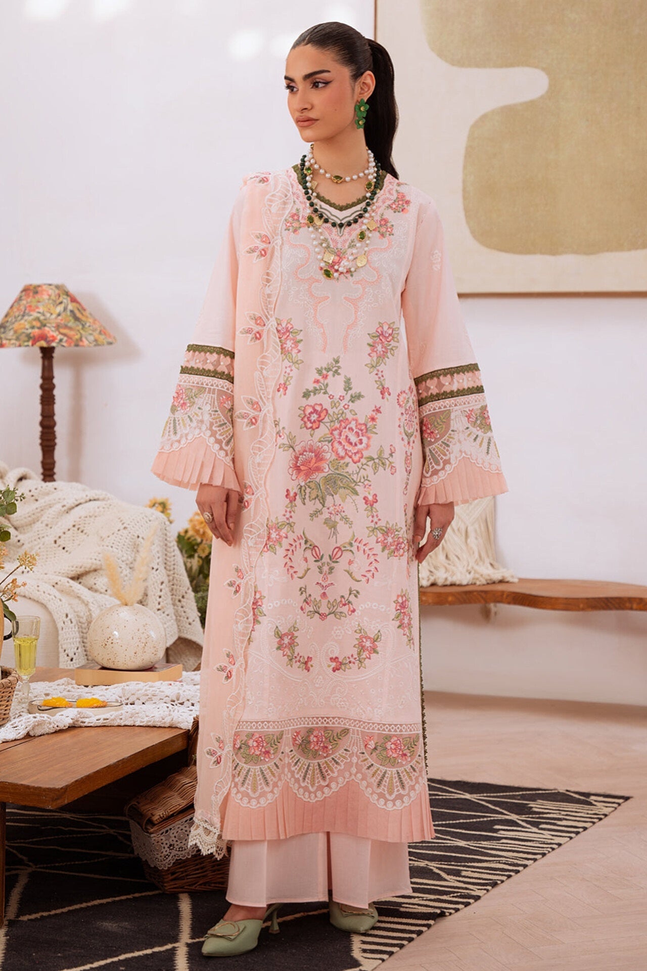 SHANAYA BY MAHNUR EMBROIDERED LAWN COLLECTION'26 | D7