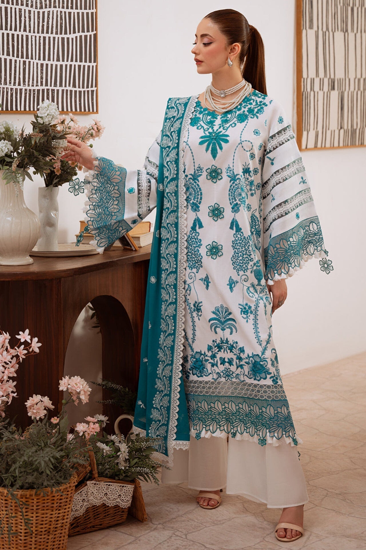 SHANAYA BY MAHNUR EMBROIDERED LAWN COLLECTION'26| D12