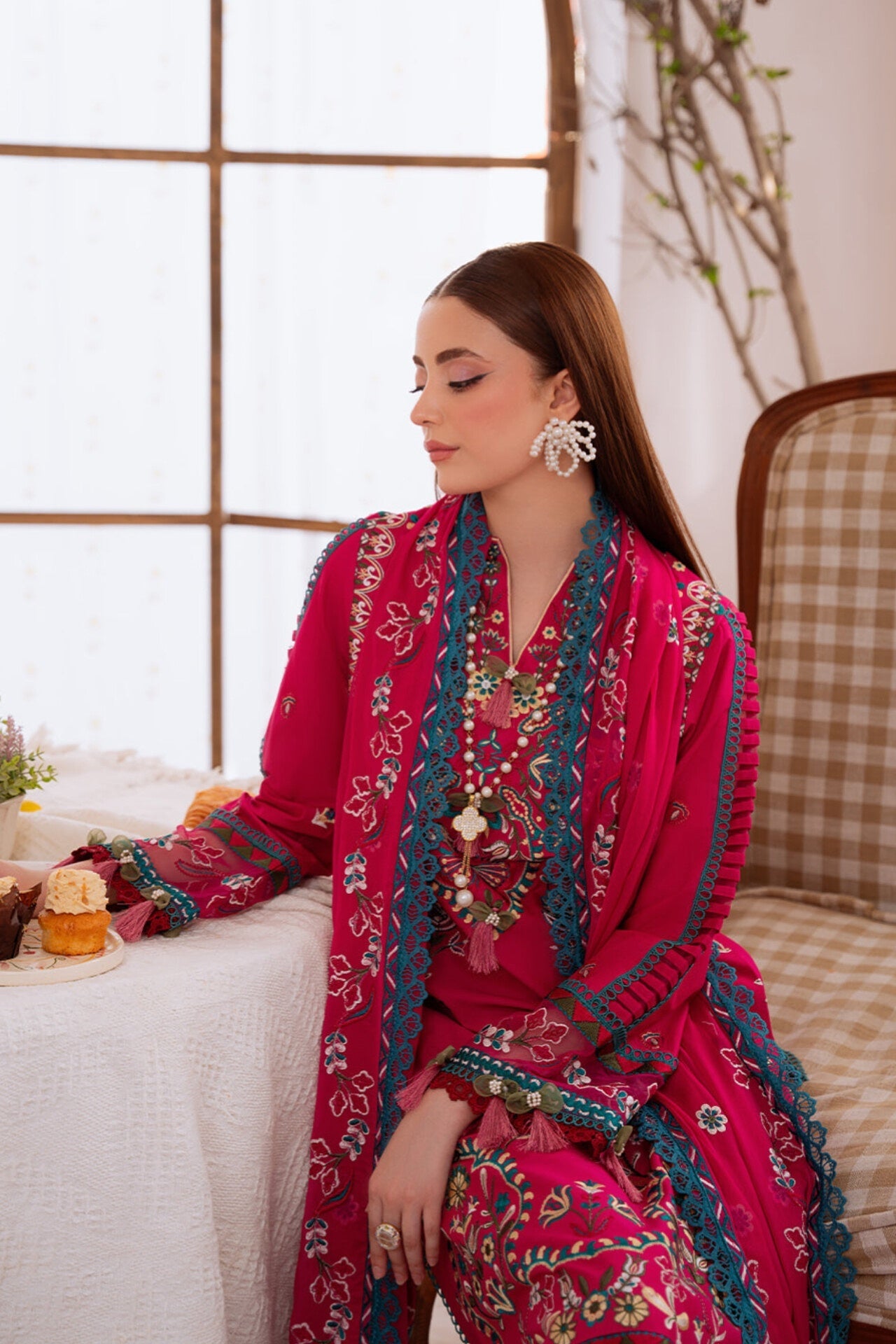 SHANAYA BY MAHNUR EMBROIDERED LAWN COLLECTION'26| D8