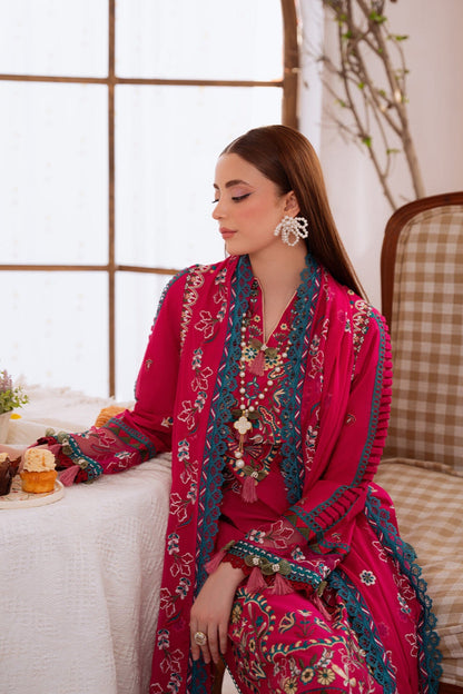 SHANAYA BY MAHNUR EMBROIDERED LAWN COLLECTION'26| D8