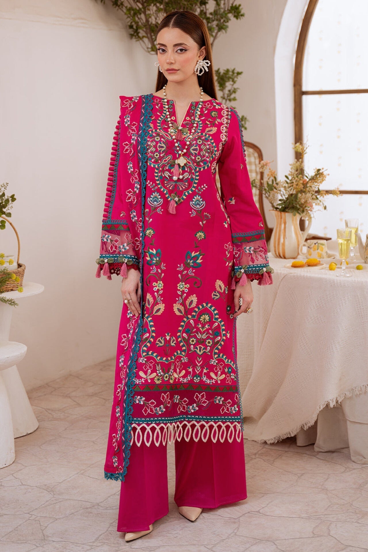 SHANAYA BY MAHNUR EMBROIDERED LAWN COLLECTION'26| D8