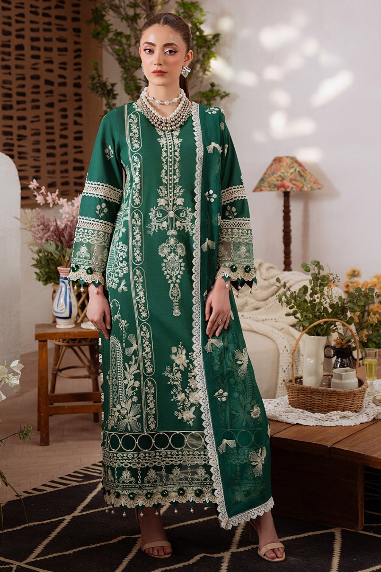 SHANAYA BY MAHNUR EMBROIDERED LAWN COLLECTION'26| D4