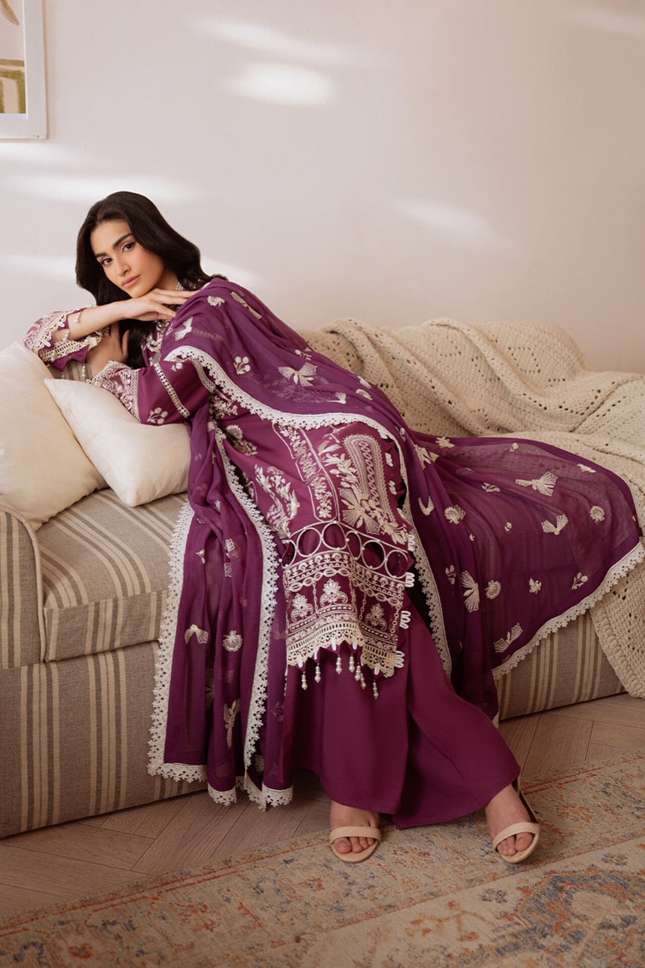 SHANAYA BY MAHNUR EMBROIDERED LAWN COLLECTION'26| D3