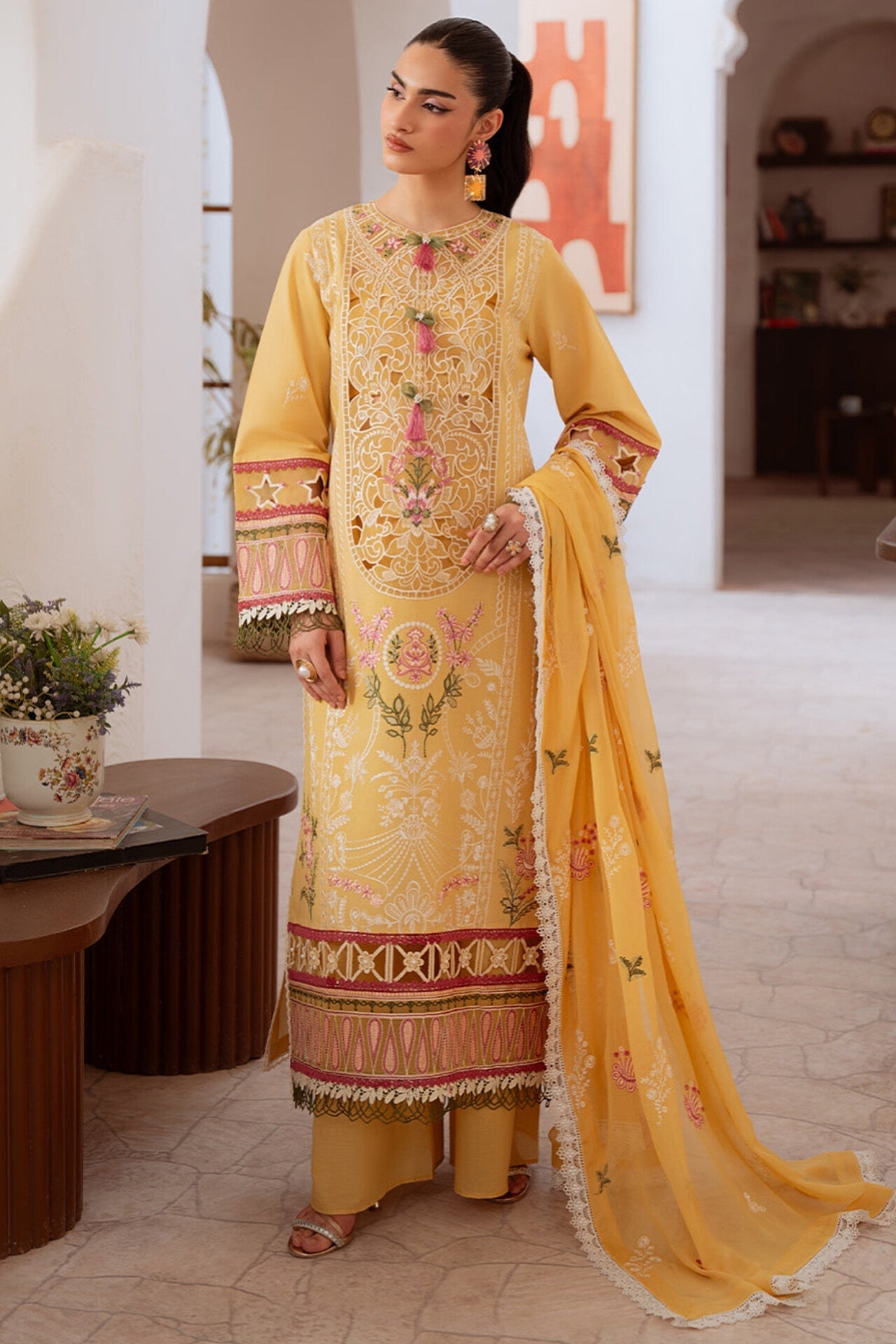 SHANAYA BY MAHNUR EMBROIDERED LAWN COLLECTION'26| D10