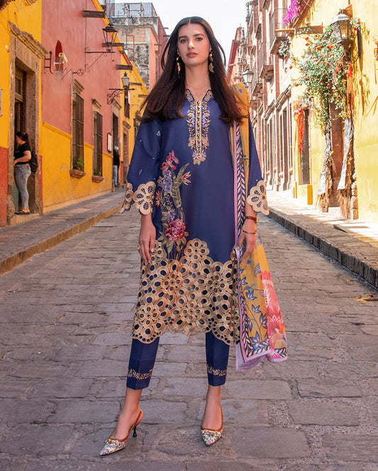 MUSHQ ODYSSEY LUXURY LAWN UNSTITCHED'26| Ines